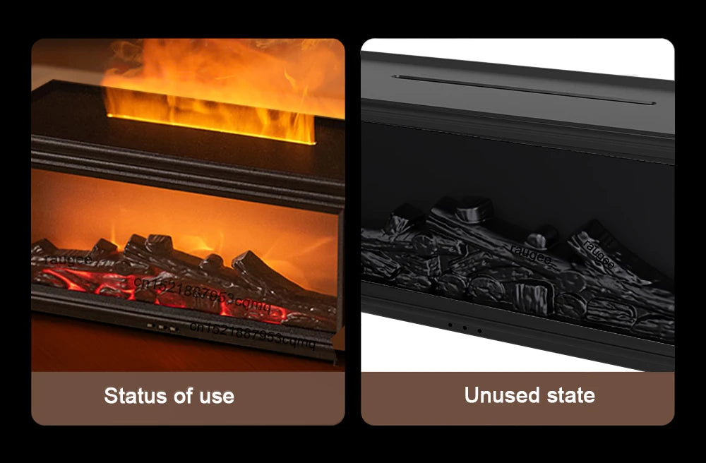 Aroma humidifier with fire effect – essential oil diffuser with remote control